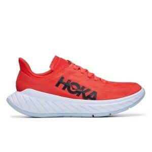 Hoka Carbon X 2 Coral Athletic Shoes Like New